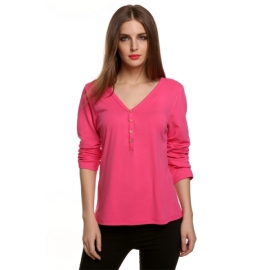 Cardigans Meaneor Women's Long Sleeve V Neck Knit Jumper Tops Button Front Cardigan